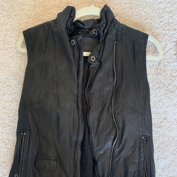 Aviatrix Lamb Leather Vest - Picture 1 of 4